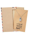 Shiela Gifts For Mom Chefs Necklace Kitchen Stove Charm Pendant Jewelry Greeting Card