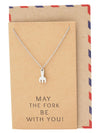 Mariele Fork Charm Necklace