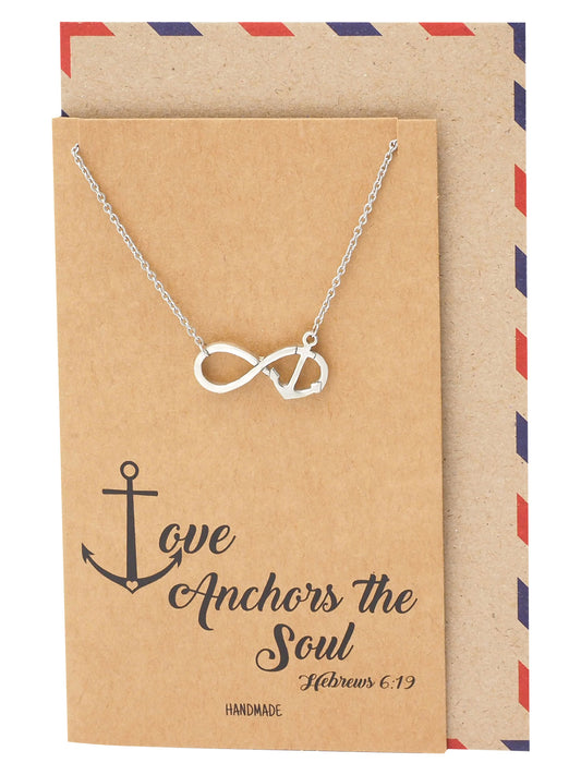 Maylene Infinity Anchor Necklace