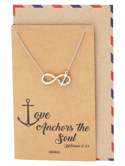 Maylene Infinity Anchor Necklace