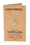 Aprille Snowflakes Charm Necklace