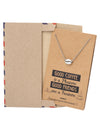 Geneva Coffee Bean Pendant Necklace