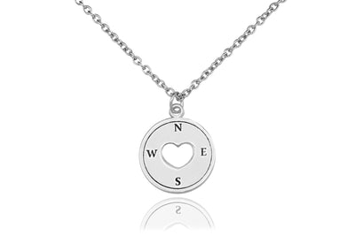 Samara Graduation Gifts Compass Necklace Inspirational Jewelry