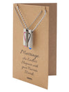Mildred Couple Bar Pendants with Swarovski Crystals