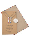 Set of 2 with His Crazy and Her Weirdo Inscription with Greeting Card