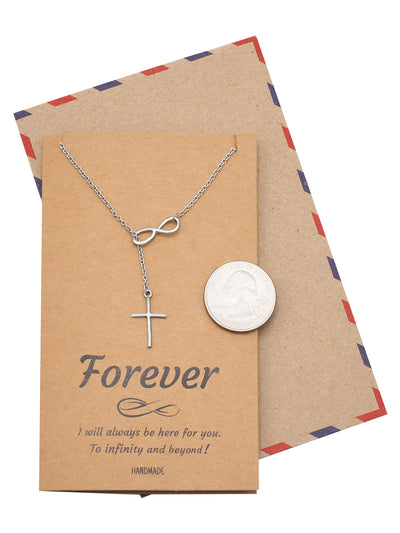 Christ Infinity Cross Necklace