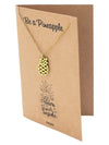 Khalee Pineapple Charm Necklace for Women