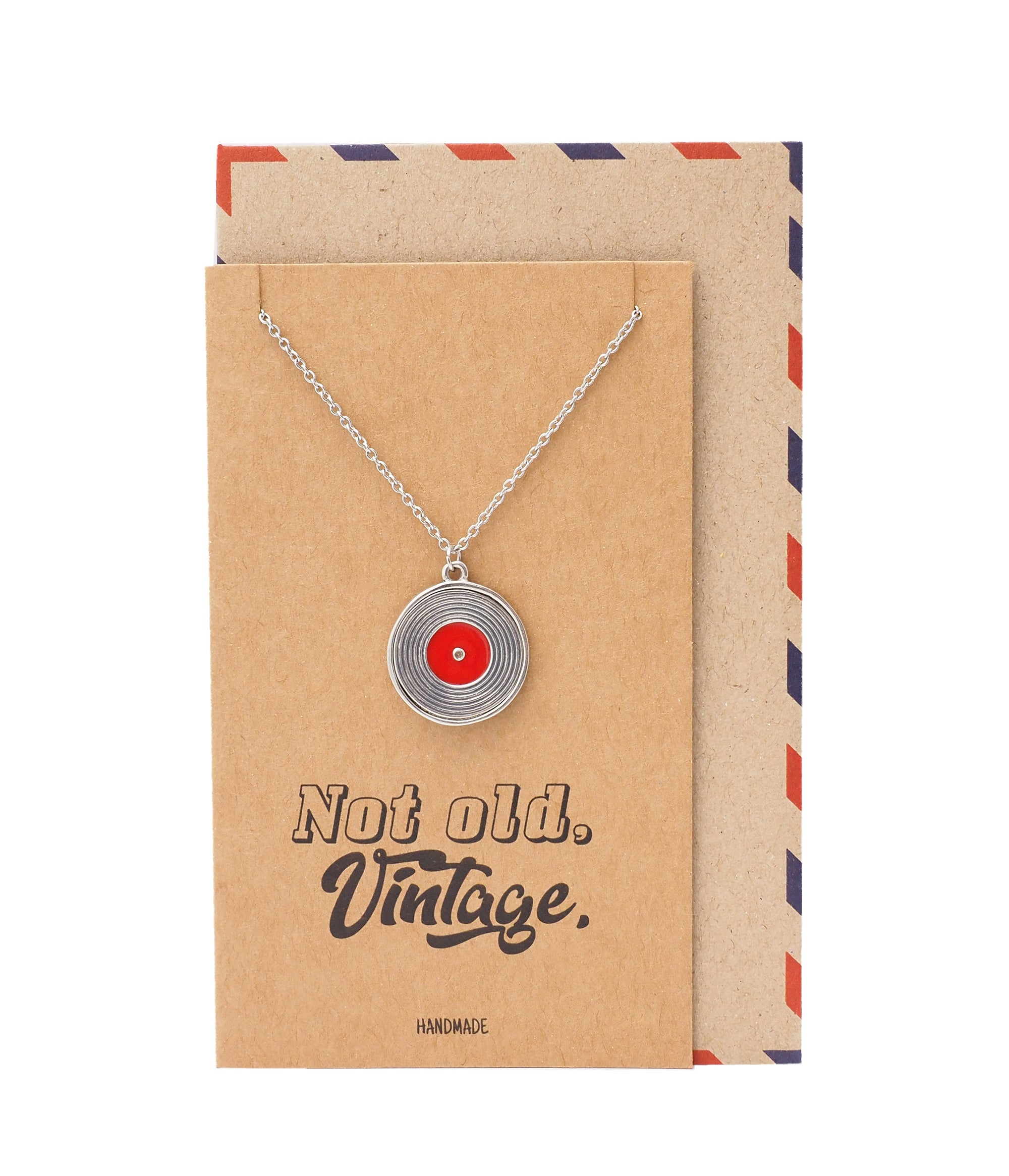 Elliana Vintage Disc Pendant Necklace