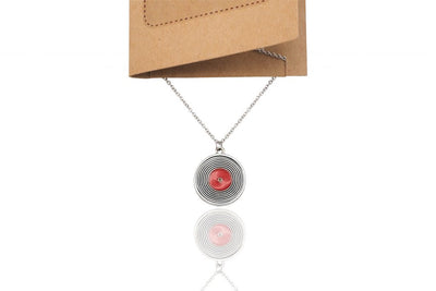 Elliana Vintage Disc Pendant Necklace for Men and Women
