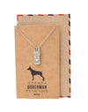 Jolene Doberman Head Pendant Necklace