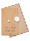 Dazzle Mother Daughter Necklace Dolphin Pendant