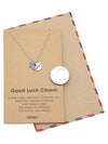 Kathy Elephant Necklace with Good Luck Charm