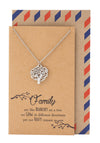 Zena Mothers Day Gifts Family Tree Necklace