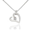 Fiona Love Heart Pendant Necklace, You're Forever in My Heart Greeting Card