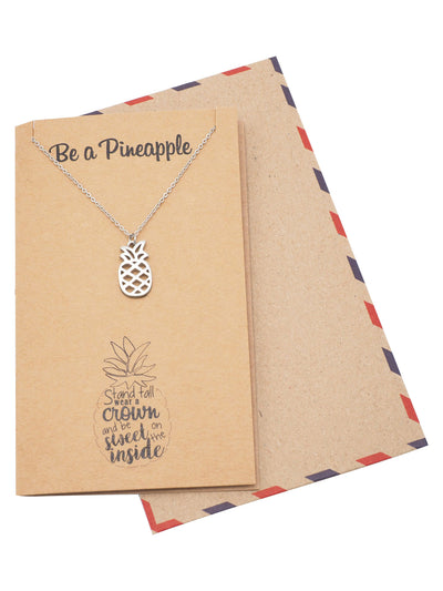 Khalee Pineapple Charm Necklace for Women