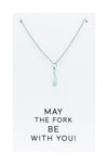 Mariele Fork Charm Necklace