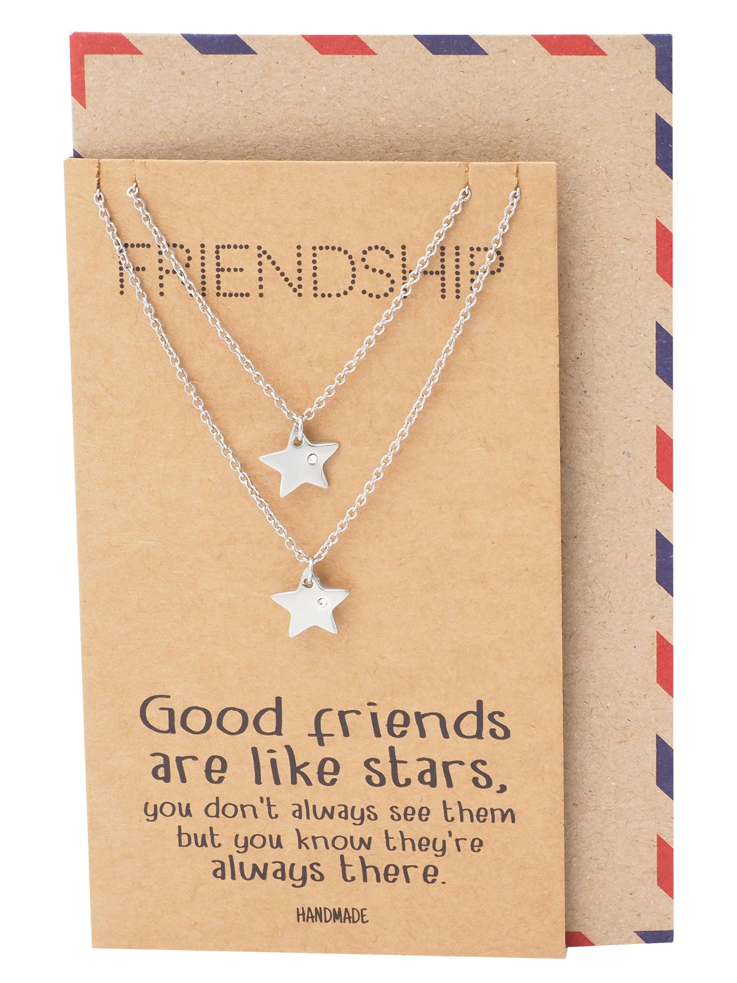 Matching Star Best Friend Necklaces Friendship Jewelry for