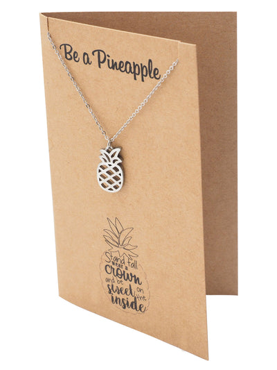 Khalee Pineapple Charm Necklace for Women