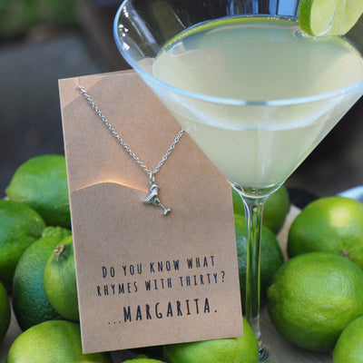 Margarita Jewelry Charm Necklace