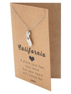 Sylvie California State Necklace