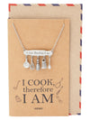 Skylar Gifts for Mom, Dad, Chef Personalized Cooking Jewelry Charm Necklace