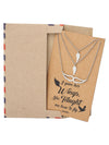 Micaela Mother Daughter Gifts for Mom Wings Set of 3 Necklaces