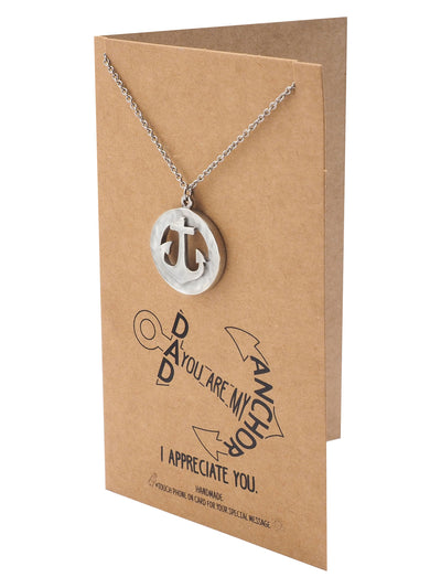 Inno Ring and Anchor Pendant Necklace
