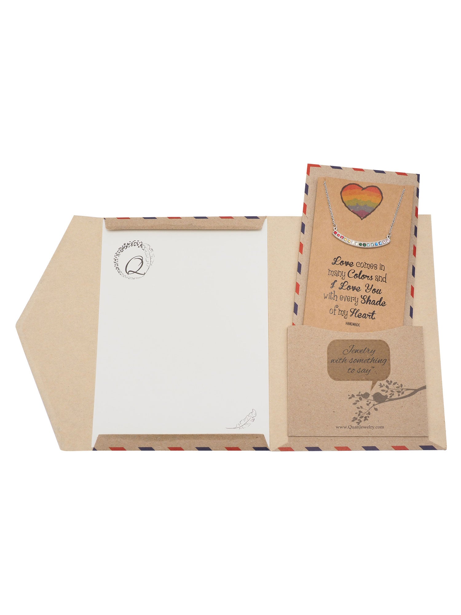 Inspirational Quote With Greeting Card