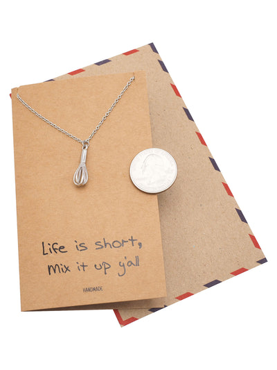 Paula Whisk Necklace Gift for Bakers
