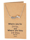 Merida 2 Birds on Branch Pendant Necklace