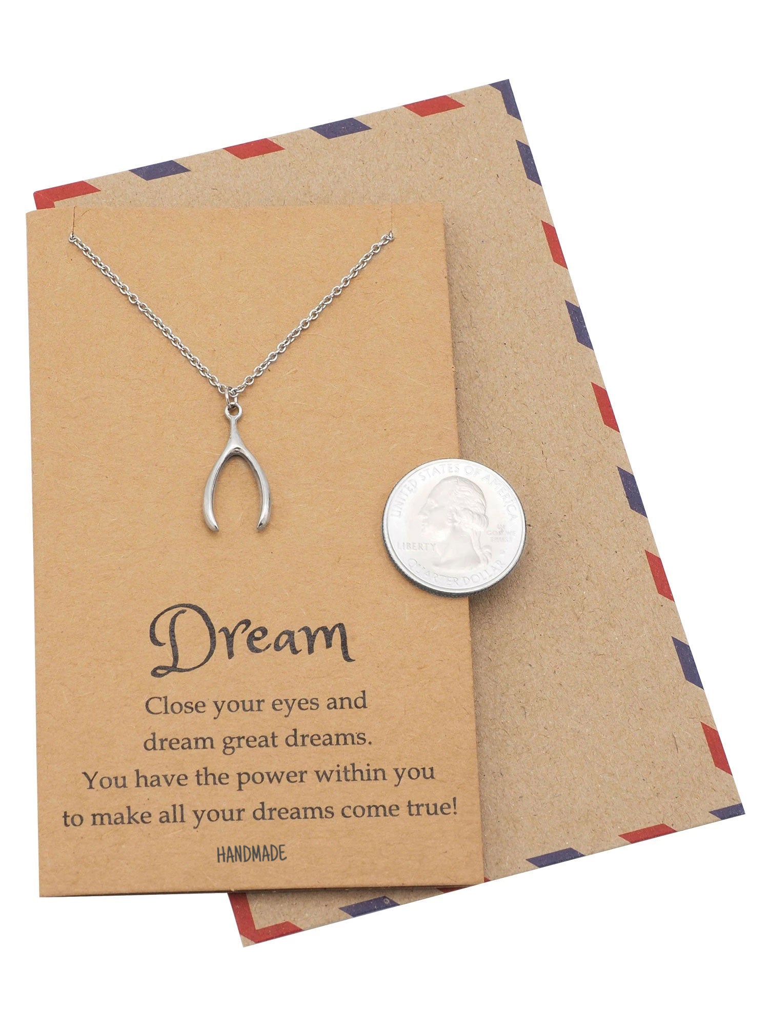Danisha Wishbone Necklace