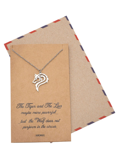 Adria Wolf Necklace