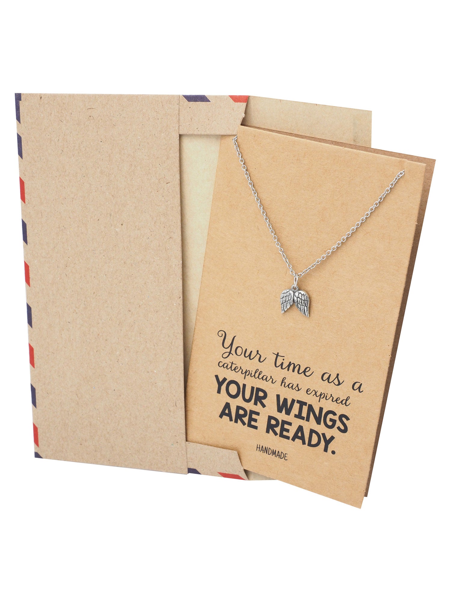 Ezriel Angel Wings Necklace