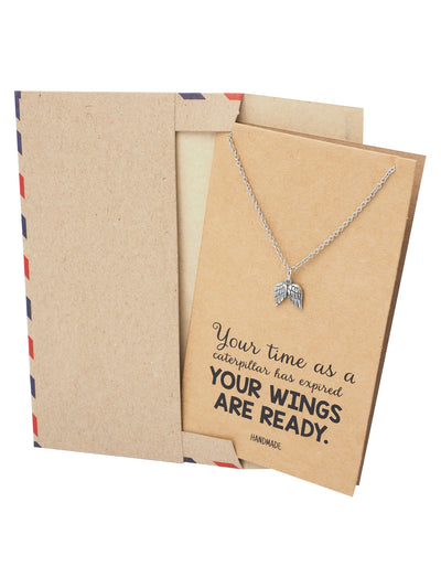 Ezriel Angel Wings Necklace