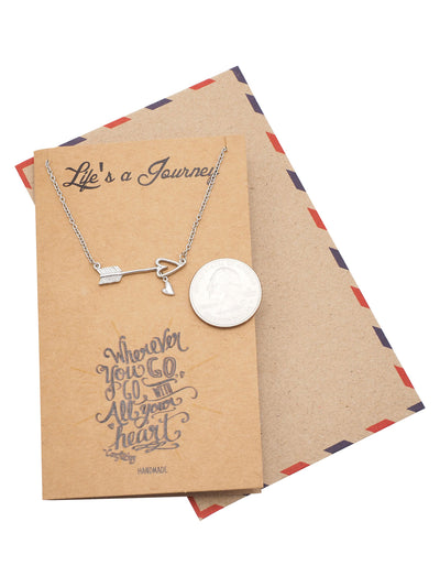 Jody Graduation Gifts Arrow Necklace Inspirational Jewelry