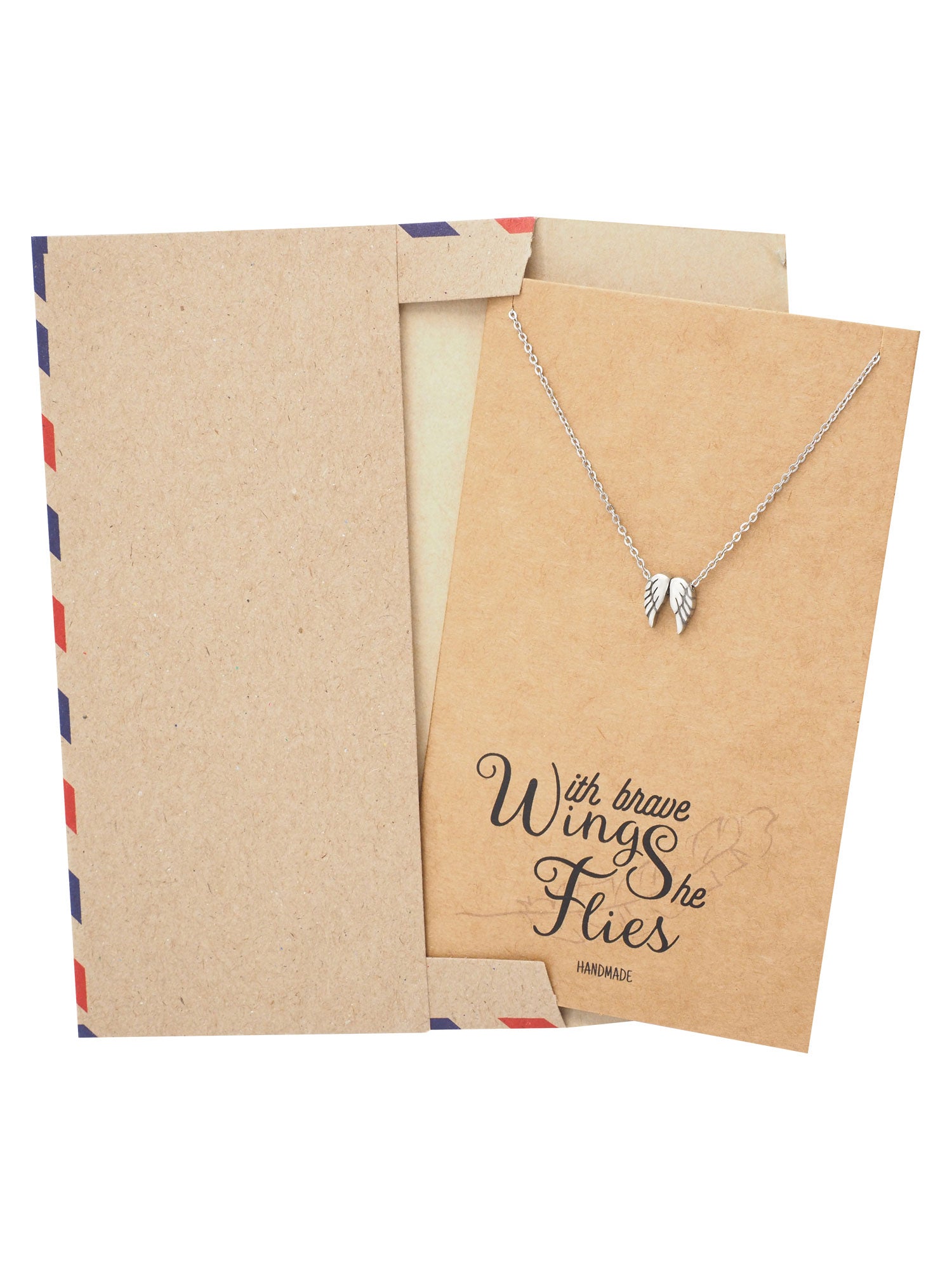 Afriel Angel Wing Necklace