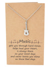 Carly Music Electric Guitar Necklace