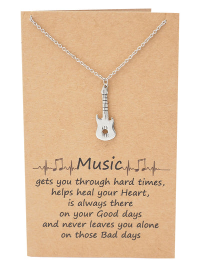 Carly Music Electric Guitar Necklace