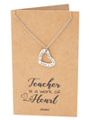 Mercia Heart Shaped Pendant Necklace