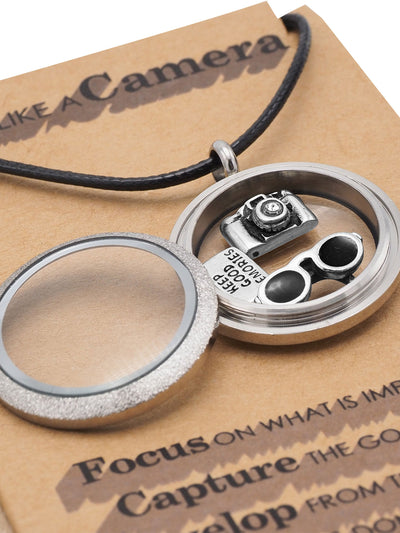 Josefina Locket Necklace with Camera