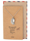 Therese Faith Reminder Horse Necklace for Women