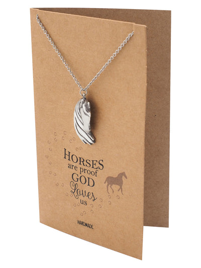 Therese Faith Reminder Horse Necklace for Women