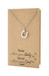 Danielle Horseshoe Necklace, Good Luck Gifts for Horse Lovers