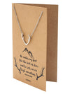 Allysa Deer Antler Pendant Gemini Necklace