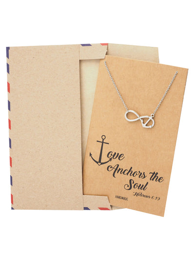 Maylene Infinity Anchor Necklace