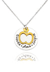 Isabella Teacher Appreciation Gifts, Teacher Inspired Jewelry Necklace with Spanish Greeting Card