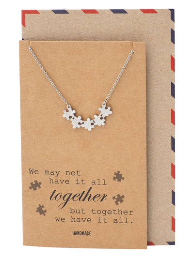 Charlotte Puzzle Piece Necklace