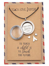 Brielle Teacher Locket Necklace with Teepee