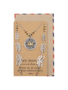 Nora Lotus Face Mask Lanyard Necklace with Inspirational Greeting Card