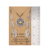 Nora Lotus Face Mask Lanyard Necklace with Inspirational Greeting Card